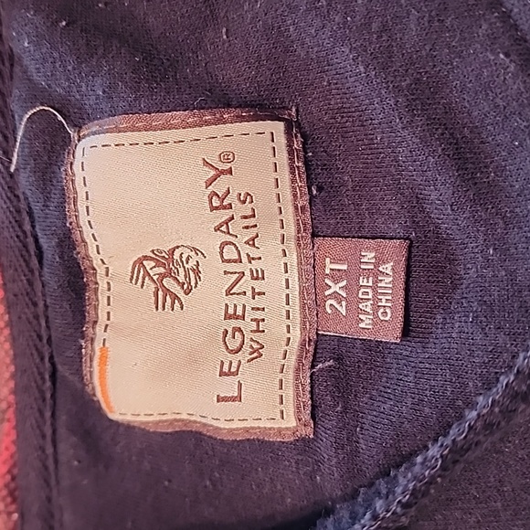 Legendary Whitetails Men's Deer Skull Hoodie, 2XT - Picture 2 of 9